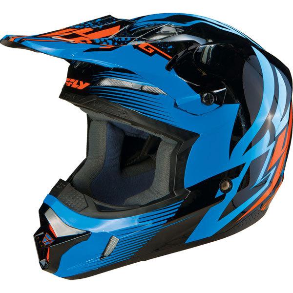 Blue/black s fly racing kinetic inversion youth helmet 2013 model