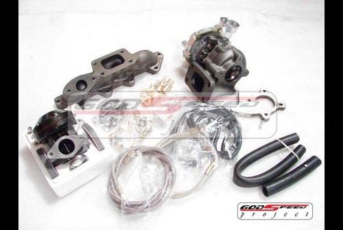 94-02 accord f23 2.3l t3 .48 turbo charger set up kit (300hp+)