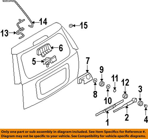 Ford oem 3l8z17481aa wiper & washer-lift gate-wiper arm inner cover