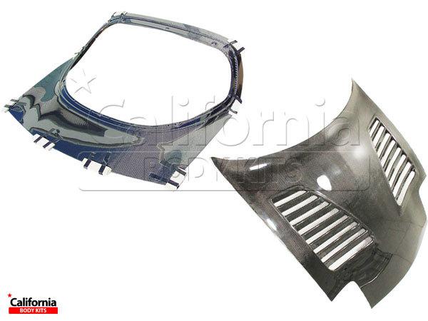 Cbk carbon fiber cwes hood kit auto body & oem hatch trunk mazda rx-7 fd3s 93-97