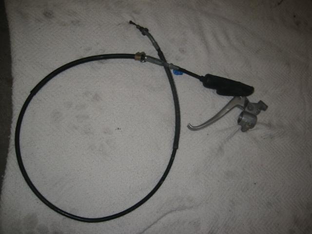 1976 yamaha yz125 clutch cable with perch and lever