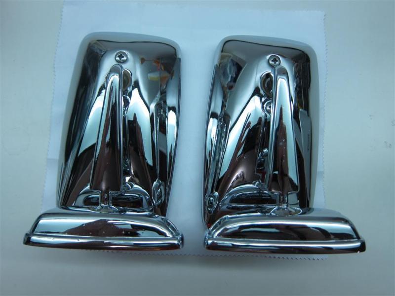 Chrome cromodora astro iii mirrors for ferrari gt4 / fiat x1/9 .. good condition