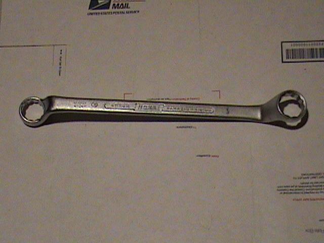 German made hazet deep offset box wrench 15/16" x 1"  (very nice)           