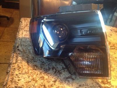 New! black 2009 to 2013 ford f-150 oem hid headlights