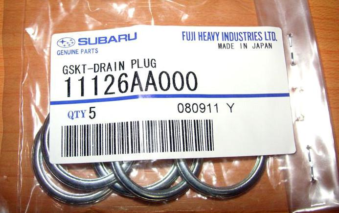 Subaru oil pan crush washer package of 12 11126aa000 (fits: most subaru's)