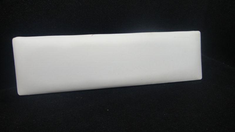 22''x6.5'' white accessory trim piece for a pontoon marine boat k/i #74