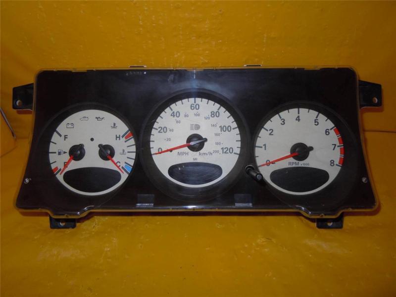 01 pt cruiser speedometer instrument cluster dash panel gauges 69,341