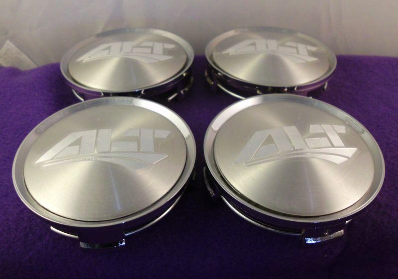 Alt silver wheels silver & chrome custom wheel center cap (set of 4)  