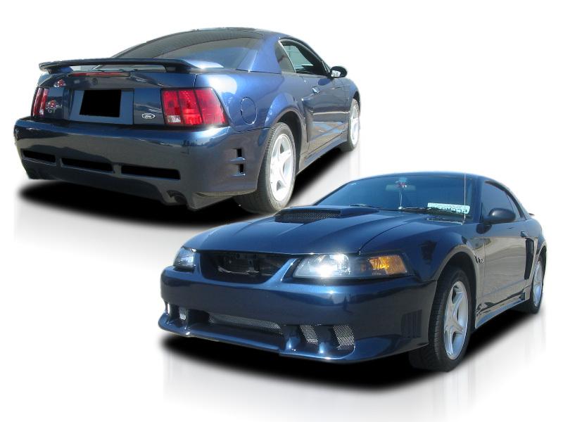 1999-2004 ford mustang saleen full bodykit "duro flexi" original ait "genuine"