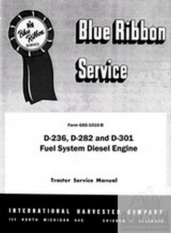 International farmall 460 560 606 656 660 706 d-236 d-282 diesel service manual