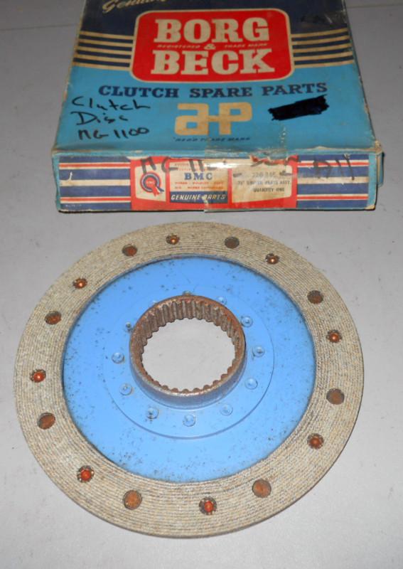 Nos borg & beck clutch disc 22g248. austin / mg / morris bmc ado16 1100 ---->