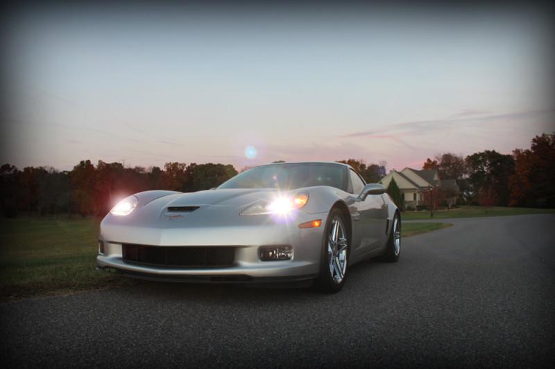 Chevy corvette silver c6 ls7 z06 hd poster super car print multiple sizes avail