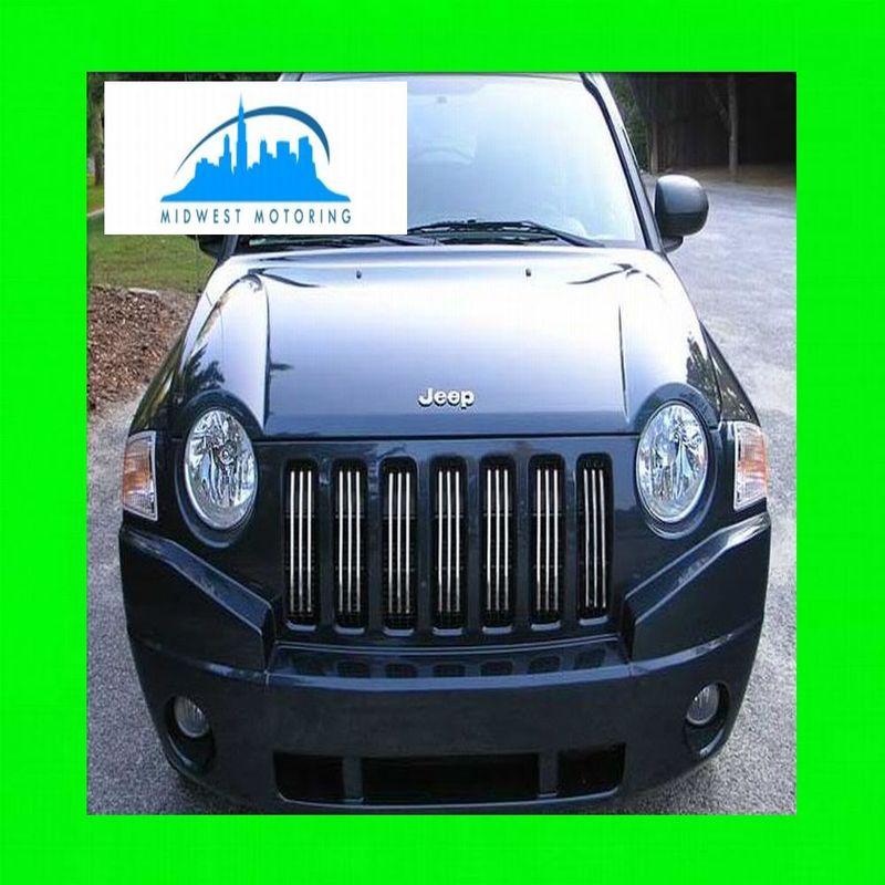 2007-2013 jeep compass chrome trim for grill grille w/5yr warranty