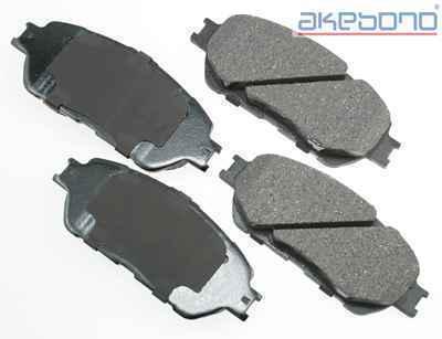 Akebono act906a brake pad or shoe, front-proact ultra premium ceramic pads