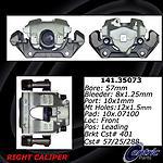 Centric parts 142.35073 front right rebuilt caliper with pad