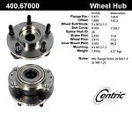 Centric parts 400.67000 rear hub assembly