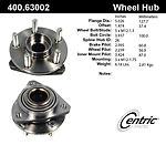 Centric parts 400.63002 front hub assembly