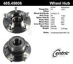 Centric parts 405.45006e rear hub assembly