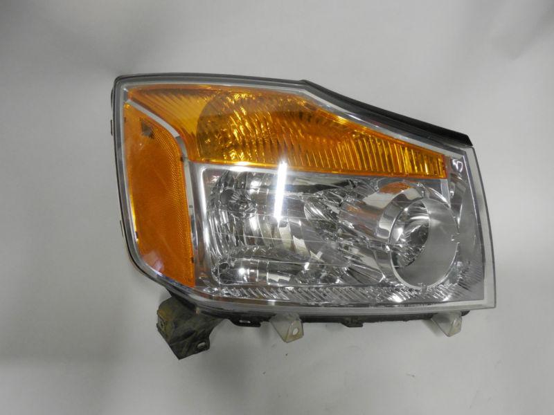 08 09 2010 2011 2012 2013 nissan titan armada oem right headlight nice!