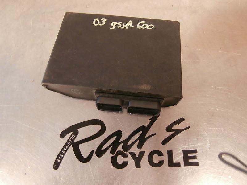 01-03 suzuki gsxr 600 cdi ecu box computer electrical oem 9300