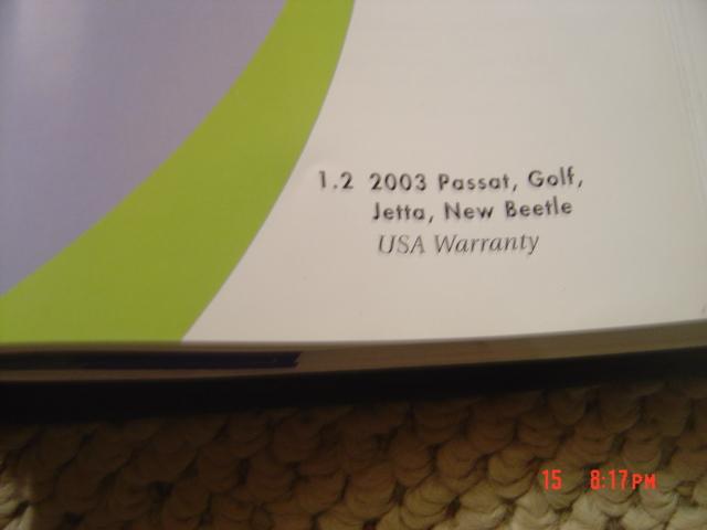 2003 volkswagen jetta owners manual