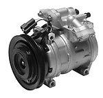 Denso 471-0264 new compressor and clutch