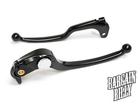 Suzuki gsxr 600 / 750 brake + clutch hand lever black new style set (2004-2005)