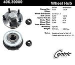 Centric parts 406.39000e front hub assembly