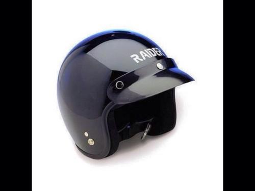 Raider black x-large open face motorcycle helmet power sports 26-613-xl 