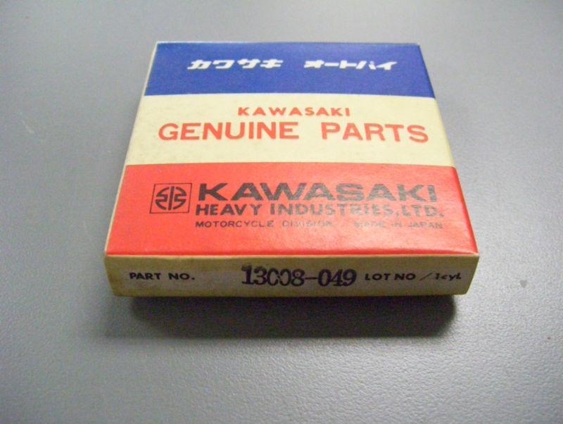 Nos kawasaki oem# 13008-049 std piston ring 76-78 kh400, 74-75 s3 