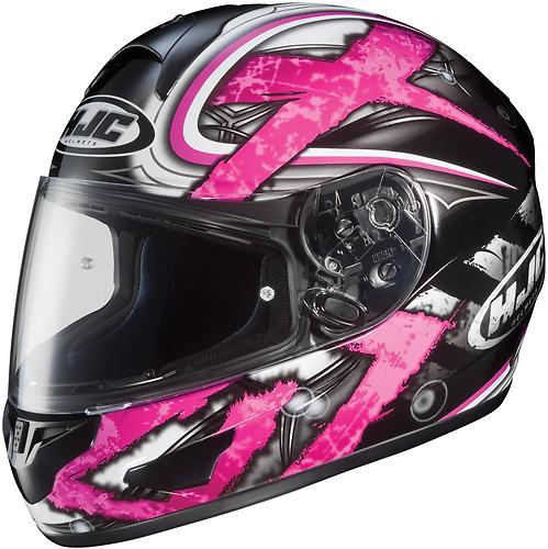 New hjc cl-16 shock full-face adult helmet, mc-8/black/pink/gray, 2xl/xxl