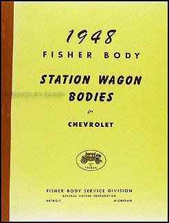 Chevy woody station wagon body repair shop manual 1942 1946 1947 1948 chevrolet