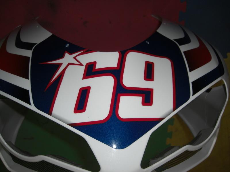 Ducati 848 upper headlight fairing nicky hayden 69 edition 848 1098 1198 cowling