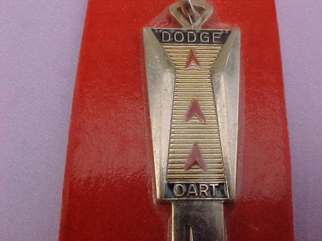  vintage dodge dart gold plated key blank (1966 all years)