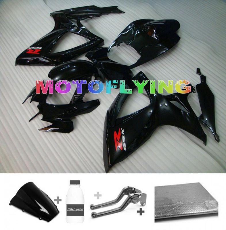 Injection fairing bodywork paint levers for suzuki 2006 2007 gsxr 600 750 k6 h47