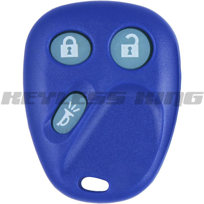 New blue glow in dark replacement keyless entry remote key fob clicker control