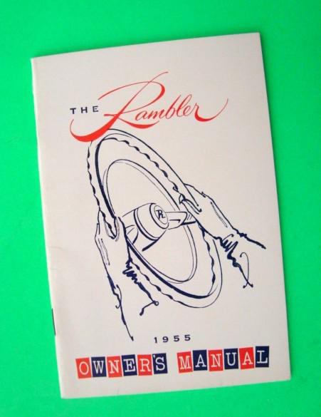 Scarce original 1955 rambler owner manual incredible factory original unused???