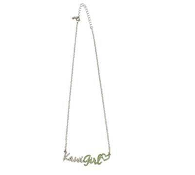 Brand new kawasaki kawi girl women's necklace     k010-8707-slns