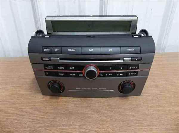 2006 2007 mazda 3 radio single disc cd player oem lkq