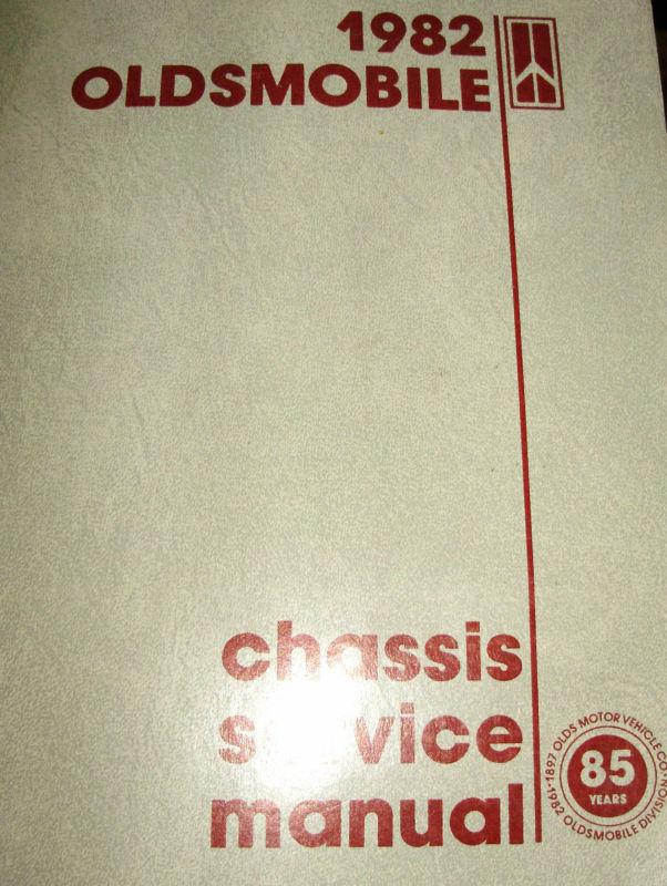 Pristine 1982 oldsmobile cutlass ninety-eight toronado delta 88 service manual