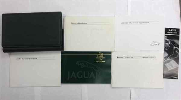 03 2003 jaguar x-type owners manual oem