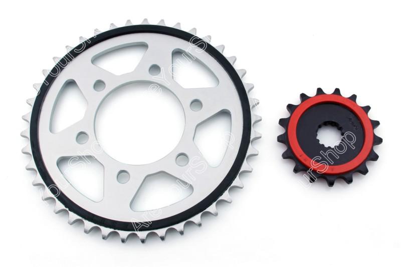 Front & rear sprocket for kawasaki z1000 1000 2010-2012 15t 41t 525