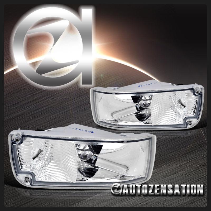 Depo 90-96 nissan 300zx z32 clear signal parking bumper lights