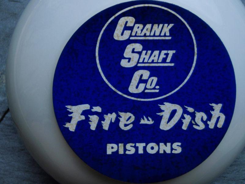 Rat rod hot rod sticker  fire-pistons  crankshaft co.