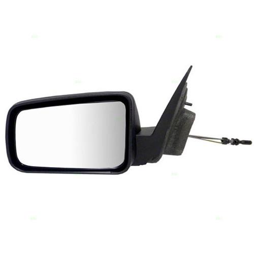 New drivers manual remote side view mirror glass housing 08-11 ford focus