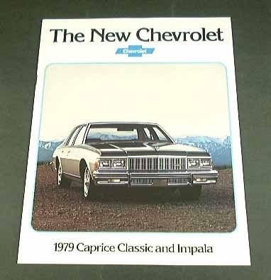 1979 79 chevrolet chevy caprice classic impala brochure