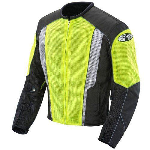 New joe rocket phoenix 5.0 adult mesh jacket, neon/black, small/sm