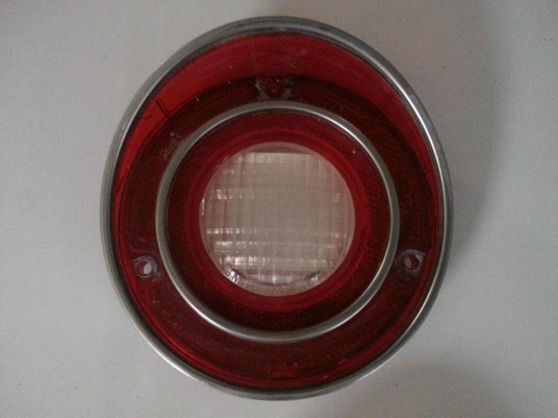 1971 chevy corvette tail lights with backup lenses oem 