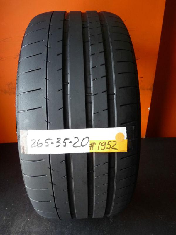 Michelin pilot super sport used tire 265 35 20 99y zr  5/32nds life stk# 1952