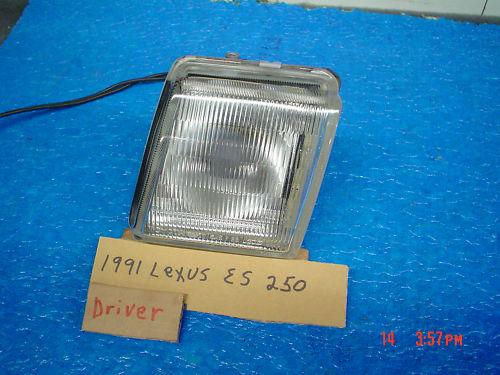 1991 lexus es 250 driver fog light assembly 1990-1991 oem lh nice